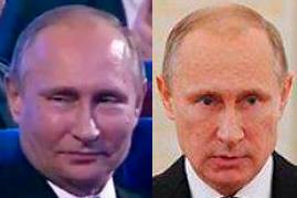 Два разных Путина засветились на ТВ России в течении ноября