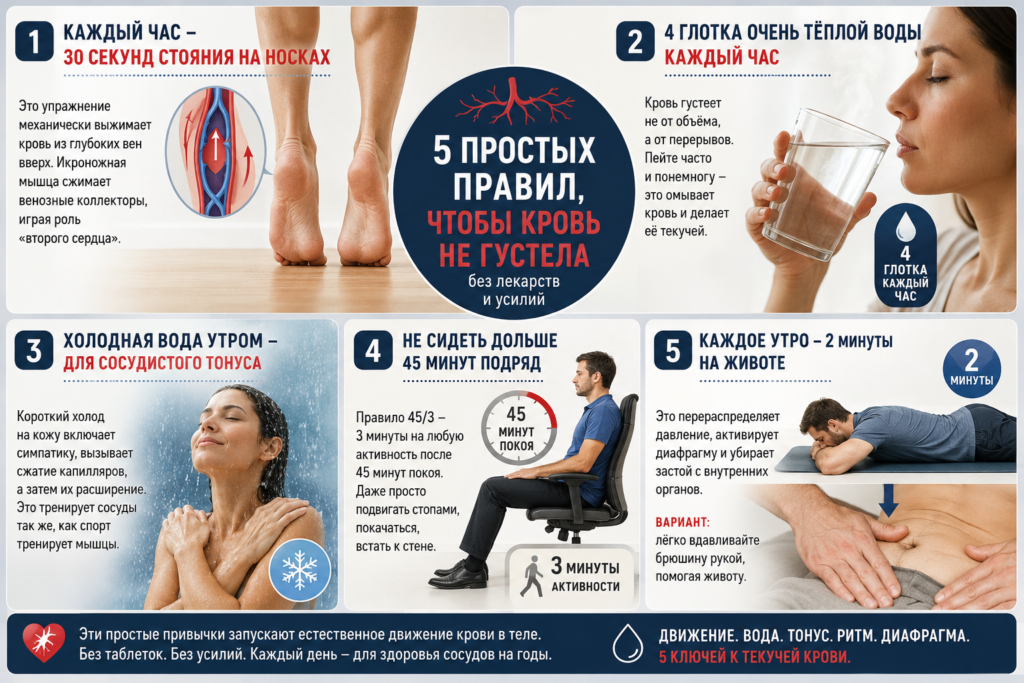 Чтобы кровь не густела
